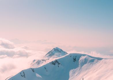 mountains cloud