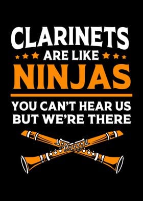 Clarinets Are Like Ninja