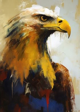 Abstract Eagle Painting 1