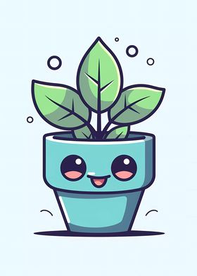 Cute Minimalist Pot Plant