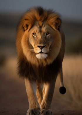 Lion Wildlife Photograph