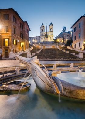 Spanish steps Rome Italy