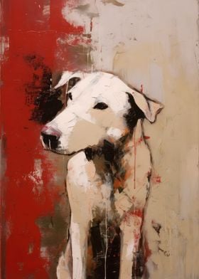 Abstract Dog Painting 2