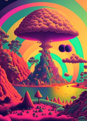 psychedelic nature