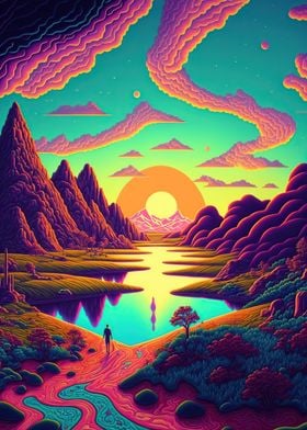 psychedelic nature