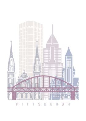 PITTSBURGH  SKYLINE POSTER