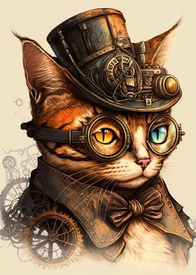 Steampunk Cat 
