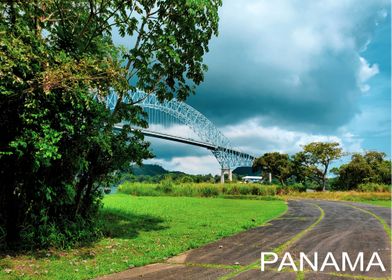 Panama bridge of the Ameri