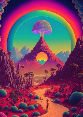 psychedelic nature