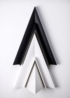 Black White Triangles