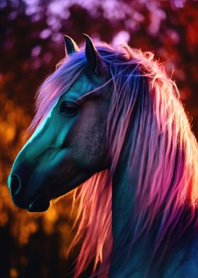 Rainbow Horse