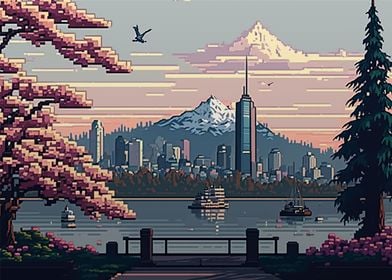 Vancouver Pixel art