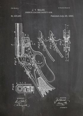 breech loading safety gun