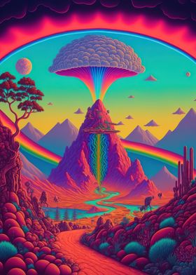 psychedelic nature