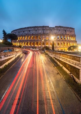 Colosseum at night Rome