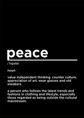 peace definition funny 