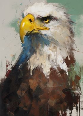 Abstract Eagle Painting 2