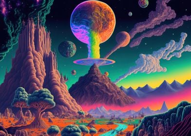 psychedelic nature