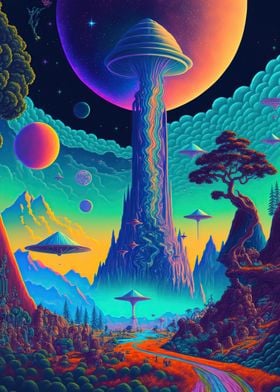 psychedelic nature