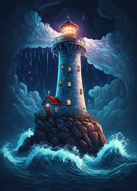 Coastal lighthouse