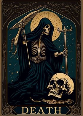 The death tarot card