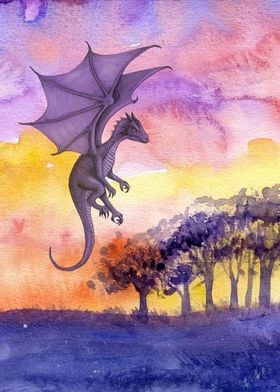 fantasy and dragon