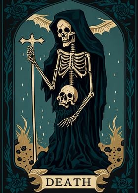 The death tarot card