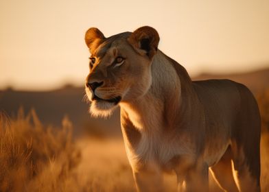 Lioness Wildlife Photo