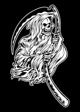 Grim Reaper BnW 01