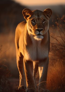 Lioness Wildlife Photo