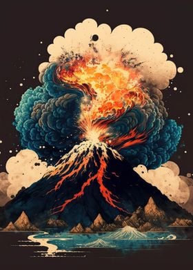 Volcano Landscape