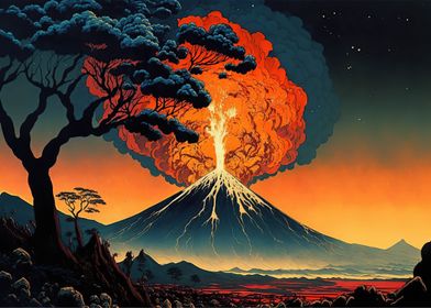 Volcano Landscape