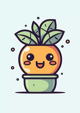 Cute Minimalist Pot Plant