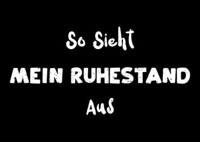 So Sieht Mein Ruhestand Au