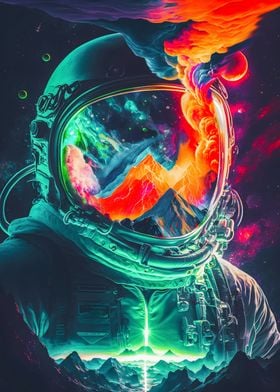 Astronaut in space