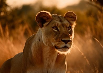 Lioness Wildlife Photo