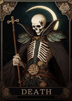 The death tarot card