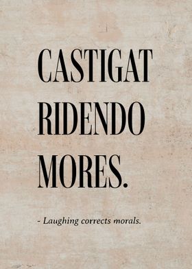 Latin Quote Laughing