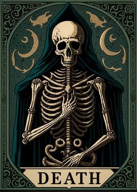 The death tarot card