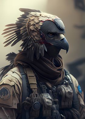 Fantasy Hawk Soldier 