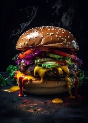 Tasty XXL Hamburger