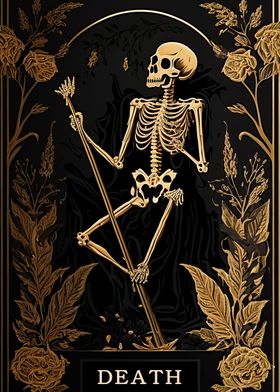 The death tarot card