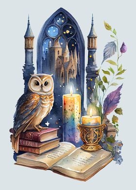 Magic Owl and Castle