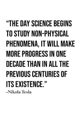 Nikola Tesla Quote 