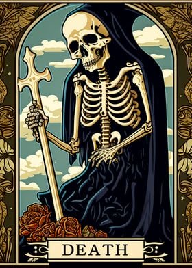 The death tarot card