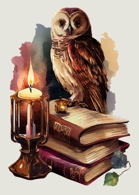 Magic Watercolor Owl