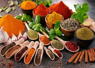 Variety Of Spices