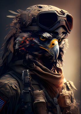 Fantasy Hawk Soldier 