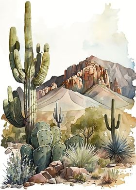 Desert Watercolor