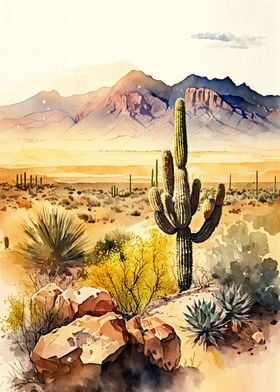 Desert Watercolor